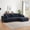 Dark Blue, variant on Eyisean 108.3" Chenille Modern Modular Sectional Sofa, Oversized Luxury L-Shaped Boneless Cloud Couch with Deep Seat & Tufted Surface, Comfy 4-Seater Sofa for Living Room, No Assembly Required