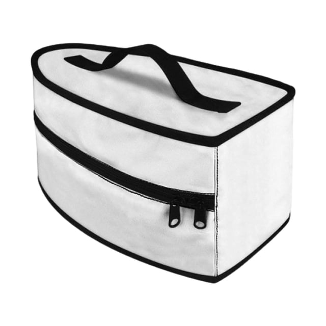 Bolsa de almacenamiento para plancha con cierre de cremallera, compatible con la mayoría de las planchas. Bolsa de almacenamiento para plancha de vapor portátil. Blanco