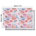 thumbnail image 5 of Pioneer Flower Floral Print Pattern Summer Placemats Table Placemats Set Of 6-Linen Kitchen Washable Placemats Table Mats 12x18 Inch Non-Slip Heat Resistant, 5 of 5