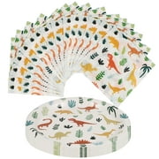 32Pcs Party Paper Plates Napkins Party Plates Napkins Party Dinnerware Set for Kids Birthday Shower