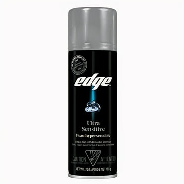 Edge Ultra Sensitive Shave Gel Men 7 Ounce (Pack of 4)