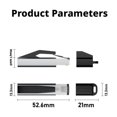 thumbnail image 3 of Gigabit Ethernet Adapter with USB Type-C Port - Deep Space Gray RJ45 to USB-C Converter for Laptops, Tablets, Phones - Blazing-Fast 1000Mbps Network Connection, 3 of 8