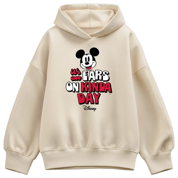 Disney - Ears on Kinda Day - Women's Oversized Fleece Hoodie Sweatshirt