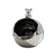 thumbnail image 2 of Caja de almacenamiento con forma de oso, joyero, artesanía, cerámica, decorativa, moderna Plata, 2 of 9