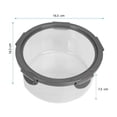 thumbnail image 2 of Hermetico Homecreations Plástico Redondo Tapa Expandible 1100ml, 2 of 4