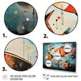 thumbnail image 3 of Designart "Minimalism Fish compositions II" Animals Floater Framed Wall Art Print, 3 of 7