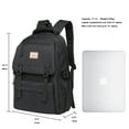 thumbnail image 2 of KAUKKO Stylish Laptop Backpack Multipurpose Daypack,17.11L（23 Black）, 2 of 5