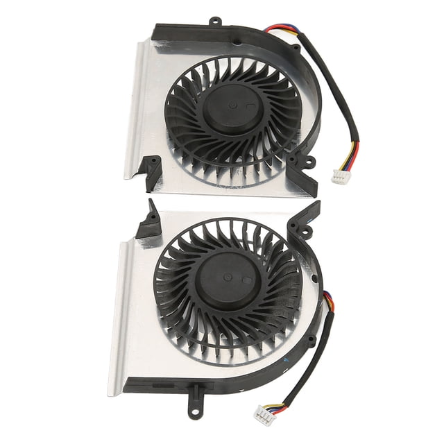 Notebook CPU GPU, WE75 GE63 GP63 Gl63 GV63 GE73 GL73VR Cooling Fan Replacement.CPU and FanCPU Replacement for Msi GE75 GP75 GL75 Msi Gl63 Fan 4 Pin DC 5V 0.55A
