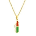 thumbnail image 1 of Xingzhi Africa Malagasy Country Map Pendant Celebrate Roots Compact And Lightweight Premium Unique Map Gift Gold, 1 of 6
