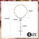thumbnail image 3 of 300 Piezas Cuentas de Rosario de Bautismo, Rosarios de Bautismo de Dedo, Perlas de Imitación para Favores de Bautismo, Favores de Bautizo, Favores de Comunión, 3 of 5