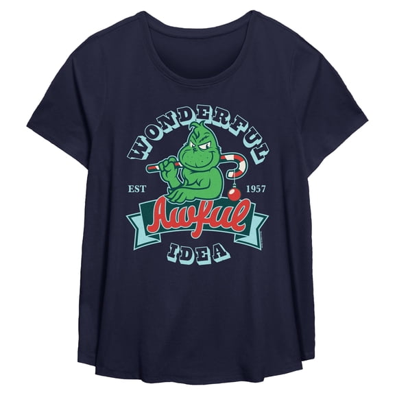 Womens The Grinch This Is a Wonderful Awful Idea T Shirt