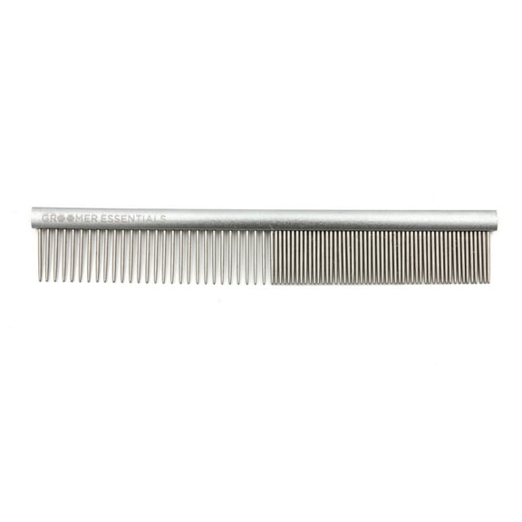 Groomer Essentials 5" Face and Feet Comb - Finishing and Fluffing Comb - Perfect for Detail Work on Delicate Faces and Feet - Features Anti-Scratch Teeth