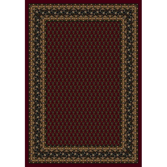 Milliken Innovations Area Rug SERABEND GARNET Serabend Garnet 3' 10" x  5' 4" Rectangle