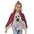 thumbnail image 5 of Mikilon Halloween Girls Tops Size 1-12 Kids Round Neck Long Sleeve Shirts Solid Color Graphic Casual Tops Fall and Winter Printed Cute Tops, 5 of 8