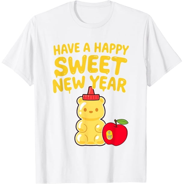 Rosh Hashanah Happy Sweet New Year Honey Bear Jewish Holiday Camiseta