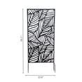 thumbnail image 3 of Metal Leaf Garden Screen 55.11" H, 3 of 3