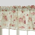 thumbnail image 4 of Greenland Home Fashions Antique Rose Window, Blue, Valance, 4 of 6