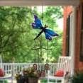thumbnail image 2 of Northlight 24" Purple and Bronze Dragonfly Outdoor Garden Windchime, 2 of 5