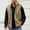 Brown, variant on dzxyzu Men's Outerwear Vest Fall Winter Sleeveless Faux Fur Vest Coat Faux Fox Fur Jacket Outwear Casual Solid Coat Jacket Outdoor Golf Waistcoat Sports Jacket Coat - White