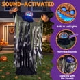thumbnail image 3 of Joyfy Halloween Decorations Outdoor, 6 FT Light Up Animated Scary Decorations Pumpkin Ghost with Sound Activation,Animatronics Pumpkin Decorations for Haunted House Prop Yard Decor, 3 of 10