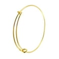 thumbnail image 1 of Expandable Bracelet Extensible Fil Vierge Style Simple Manchette Mode Bijoux Main Ornement Délicat Bons Accessoires Or, 1 of 6