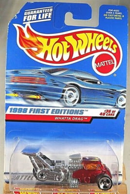 Details about   1998 First Editions HOT WHEELS WHATTA DRAG #673 