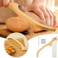 thumbnail image 2 of Wooden Serrated Bread Knife with Sharp Blade for Easy Slicing of Bread and More Durable and Ergonomic Design, 2 of 8