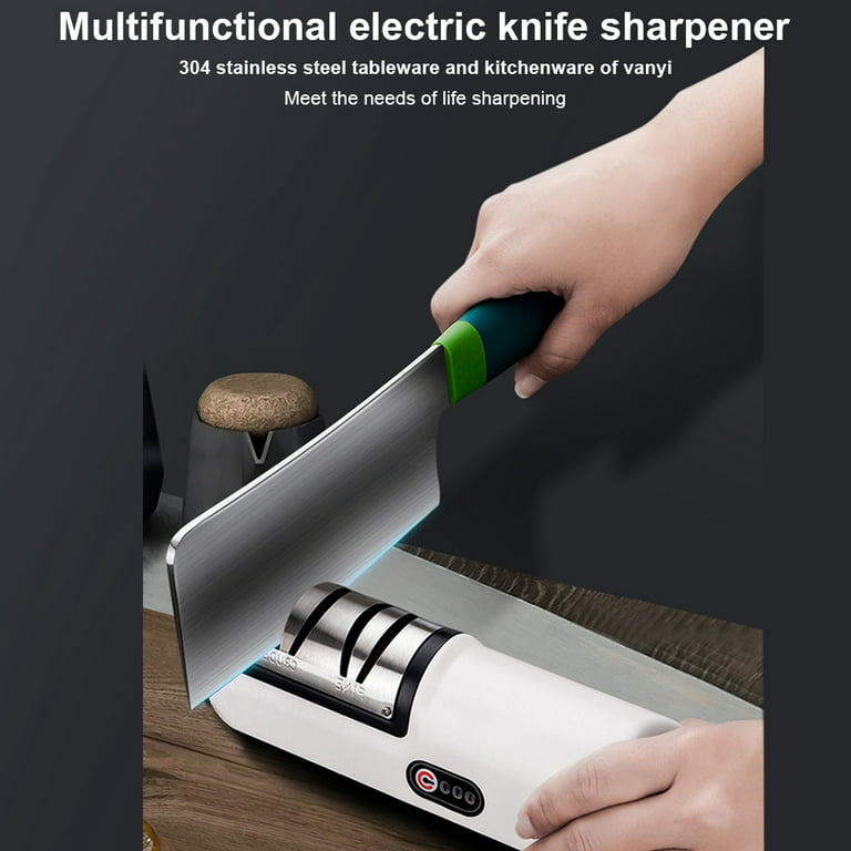 MTKN-001V3 Electric Knife Sharpener Automatic Household Grinding Wheel  Knife Grinder Hotel Restaurant Knife Grinding Machine