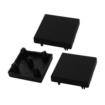 - T-Slot Aluminum Profile Part Black Extrusion End Cap 30mm x 30mm 3Pcs