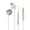 White, variant on Wovilon Unique Total Soft Silicon Sleeping Headphones Earplugs Earbuds With Mic For Cellphones,Tablets And 3.5 Mm Jack Plug