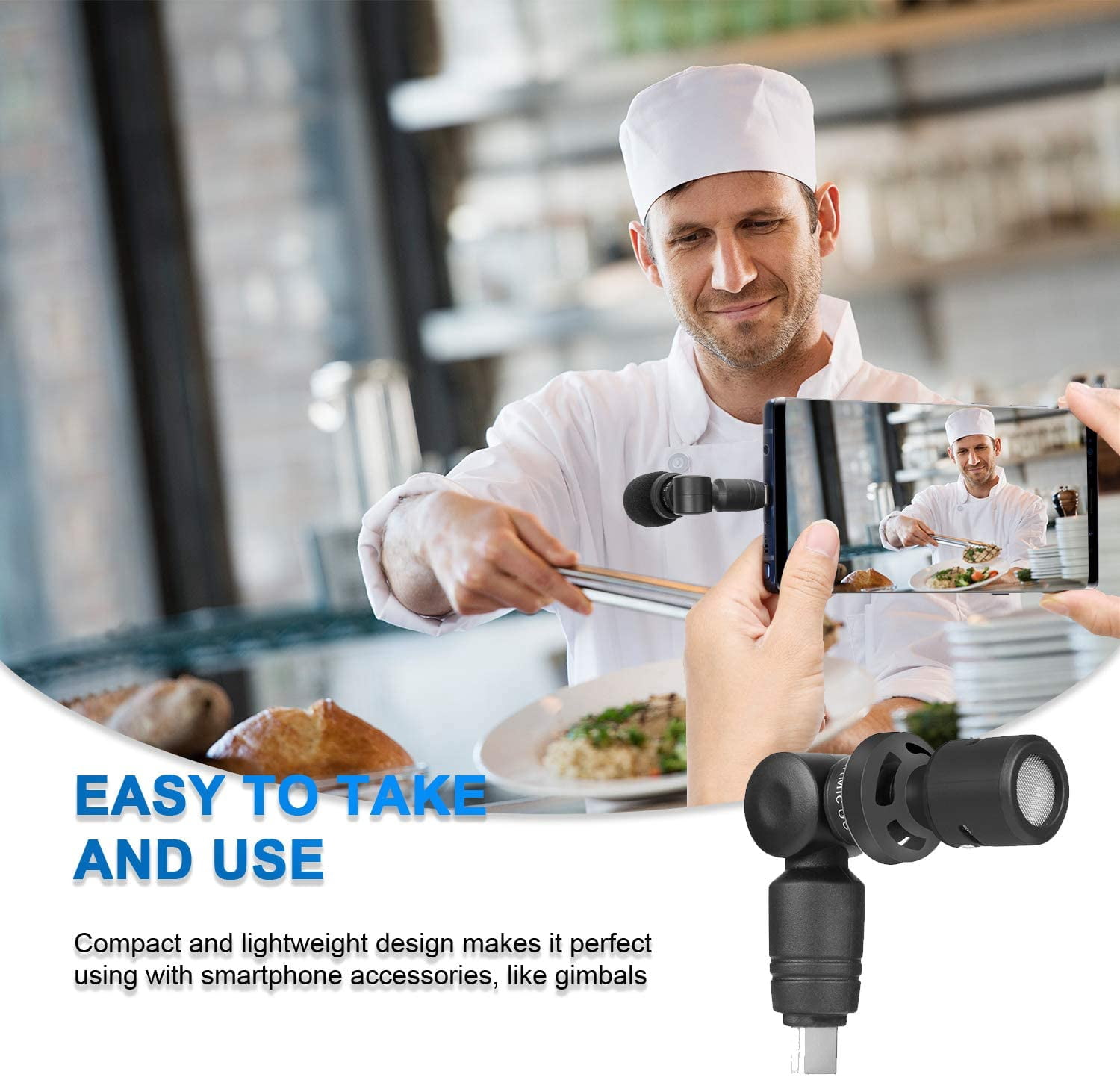 Saramonic SmartMic UC Mini Ultracompact Omnidirectional Condenser Microphone
