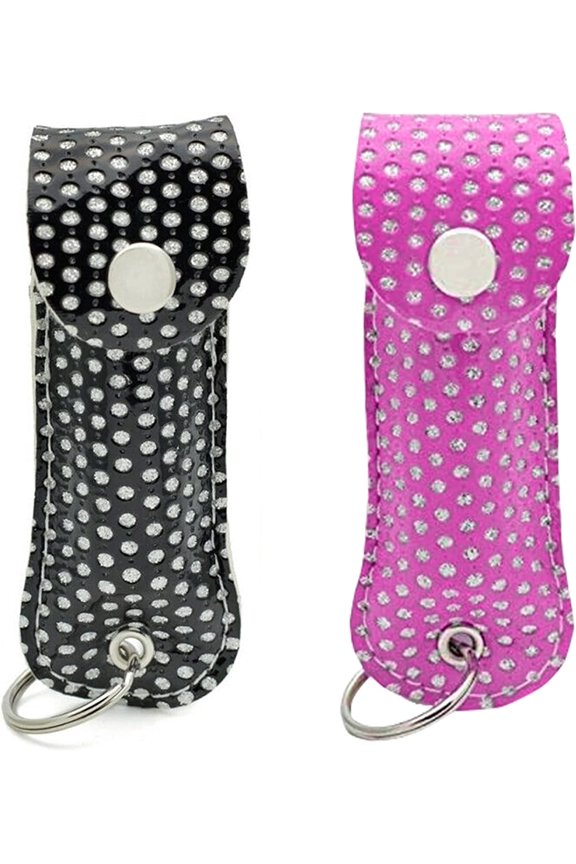 Maximum Strength Self-Defense Pepper Spray with Leather Case, 1/2 oz
