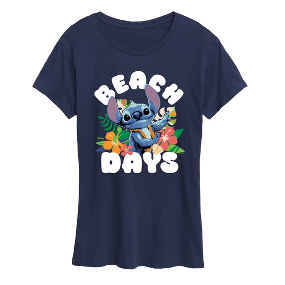 Lilo & Stitch - Beach Days - Women's Short Sleeve Graphic T-Shirt
