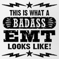 thumbnail image 2 of CafePress - Badass EMT - Adjustable Unisex Printed Trucker Hat with Mesh Back, 2 of 8