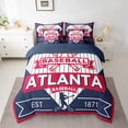 thumbnail image 2 of Castle Fairy Sport Baseball Boy Bedding Comforter Set,Ball Gamer Queen Bedding Sets, 2 of 8