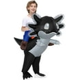 thumbnail image 1 of Costume d'Axolotl Gonflable pour Enfants Costumes d'Halloween Costume Gonflable Noir, 1 of 7