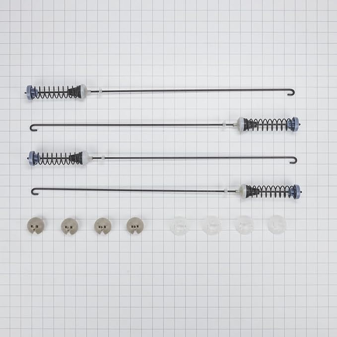 Whirlpool W10780044 Washing Machine Suspension Rod Kit