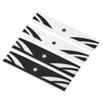 thumbnail image 1 of Unique Bargains 9.8'x0.7' Badminton Racket Head PU Protector Sticker Racquet Guard Tape, Black/White 4 Pack, 1 of 6