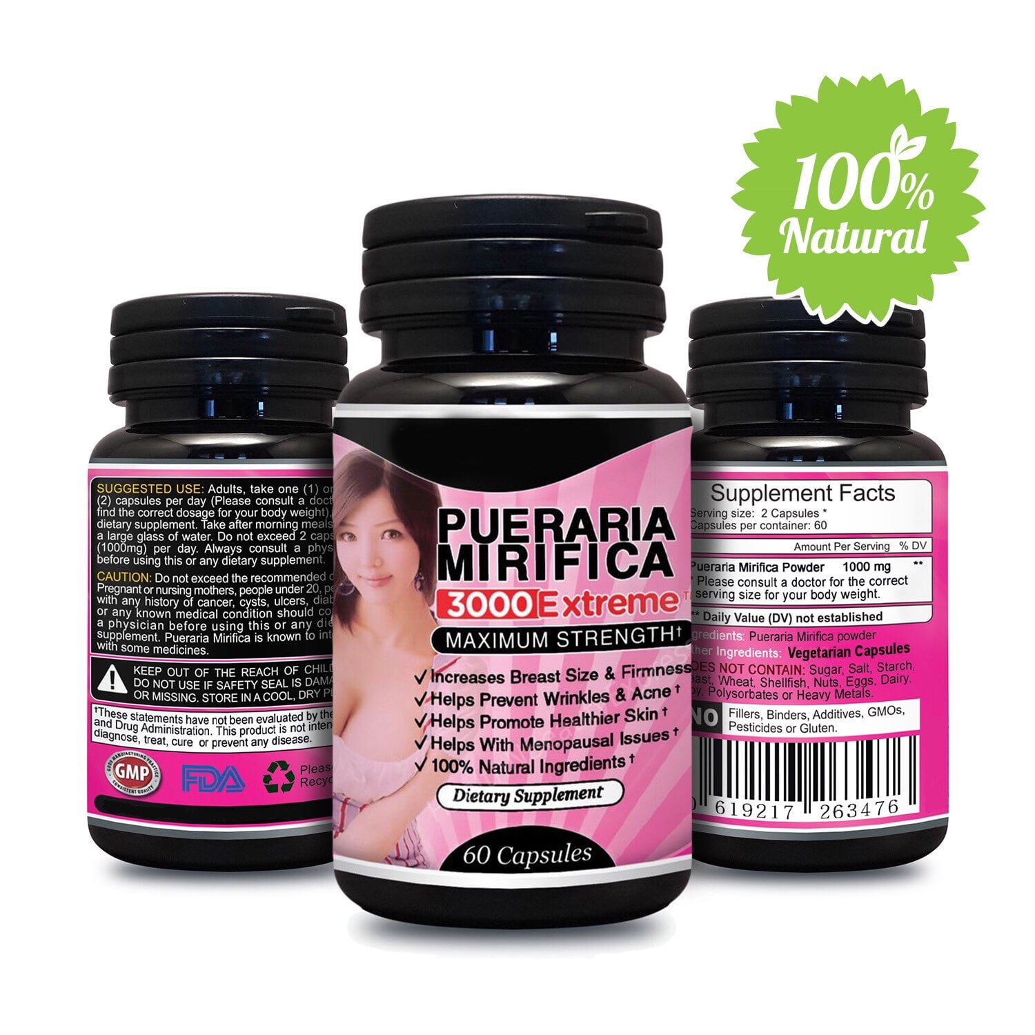 Natural Bust Breast Enlargement Pills Capsules