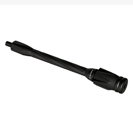 Hoyt Stealth Pro Series 8 Black Stabilizer Rifled Carbon Rod Sound and Vibration Reduction (1576827)