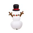 thumbnail image 4 of Muñeco de nieve inflable de 5,2 pies con forma de rama de árbol para exteriores, decoración de patio inflable con luces LED incorporadas para vacaciones, fiestas, Navidad, patio y jardín, 4 of 5