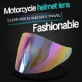 thumbnail image 4 of FlyFlise Motorcycle Anti-UV Anti-Scratch Wind Shield Helmet Lens Visor Replacement for Moto Helmet, 4 of 8