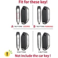 thumbnail image 2 of Key Fob Cover Compatible with Kia Telluride Sorento Hybrid K4 K5 GT-LINE EV6 EV9 Carnival Sxp Sportage EX 2024-2026 7 Button TPU Keychain Case Holder Protector, 2 of 8