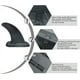 thumbnail image 3 of Aletas para tablas de surf (con base) Aletas para tablas de surf finas Tablas de surf de plástico Tablas de surf largas Tablas de paddle surf, 3 of 5