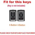 thumbnail image 3 of Key Fob Cover Compatible with Fit for Jeep Grand Cherokee Wagoneer L 2021-2023 TPU Keychain Case Holder Protector, 3 of 7