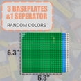 thumbnail image 4 of Bloques de construcción HUIZDQ 1000 piezas con 3 placas base de 16 x 16 cm, 4 of 6