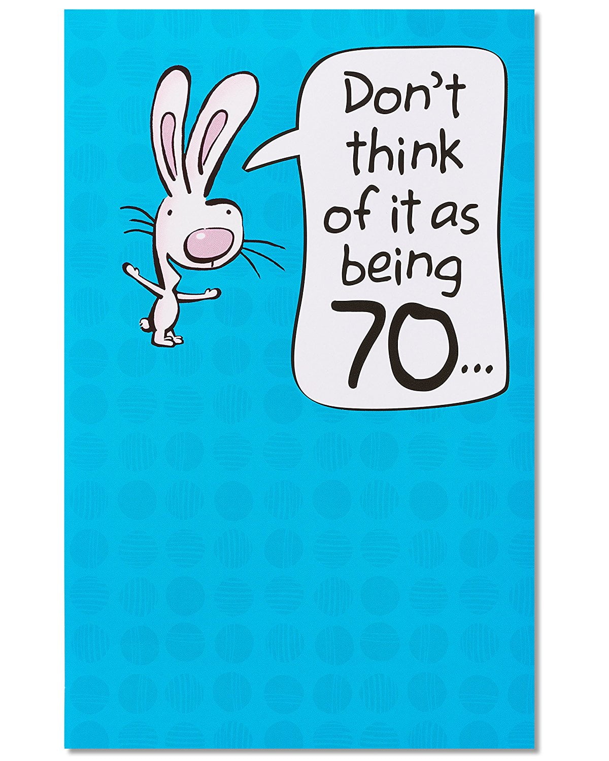 American Greetings Funny 70th Birthday Cards Bunny Walmart Canada