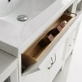 thumbnail image 2 of Cambridge 60"White Dbl Sink Traditional Bathroom Vanity & Mirrors, 2 of 7