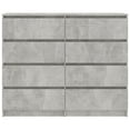 thumbnail image 2 of vidaXL Tiroir Buffet Béton Gris 47.2x13.8x39 Aggloméré, 2 of 4