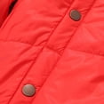 thumbnail image 3 of Richie House Little Boys Orange Hooded Removable Sleeves Padded Jacket 4/5, 3 of 3